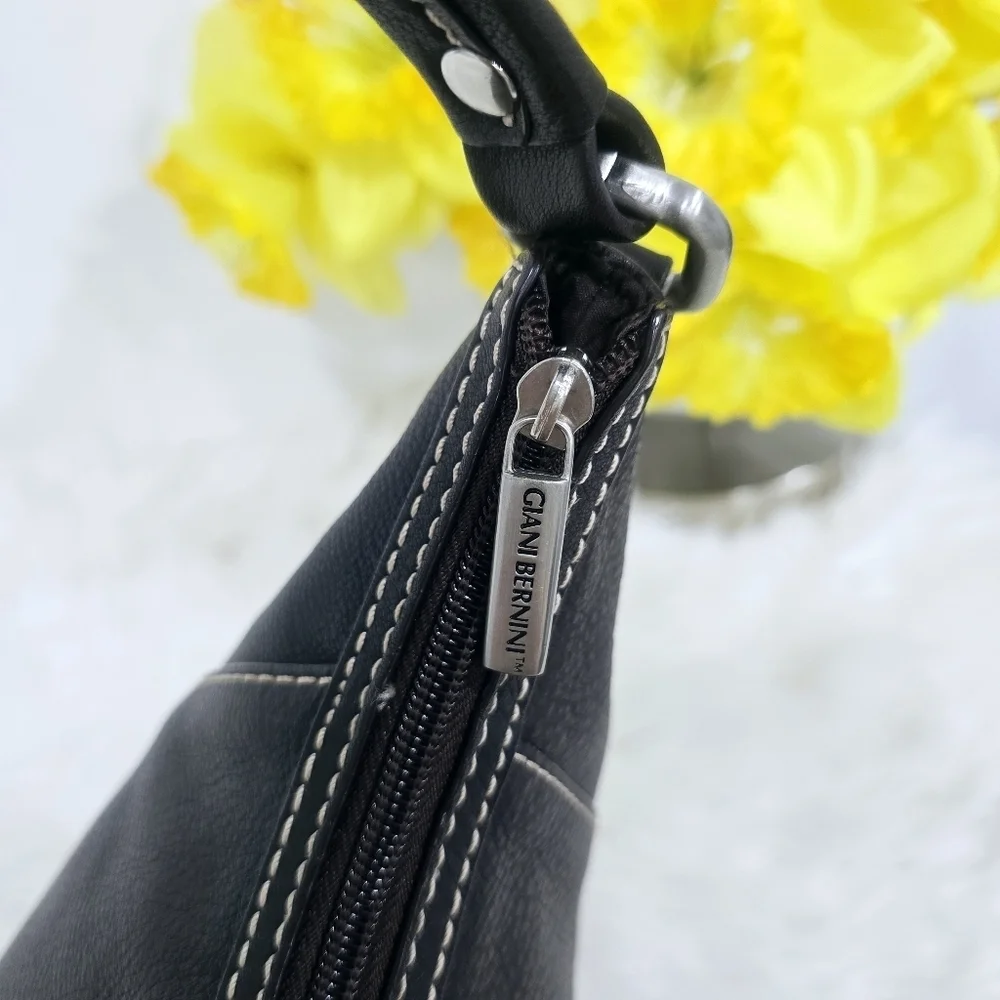 Giani Bernini brown leather Hobo Bag